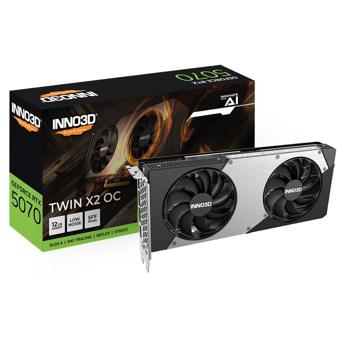 INNO3D GeForce RTX 5070 Twin X2 OC 12GB GDDR7 Graphics Card (N50702-12D7X-195064N) - Image 9