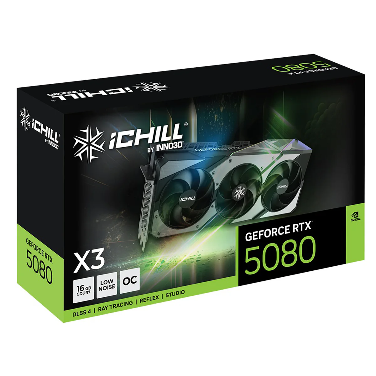 INNO3D GeForce RTX 5080 iCHILL X3 16GB GDDR7 Graphics Card (C50803-16D7X-176069H) - Image 7