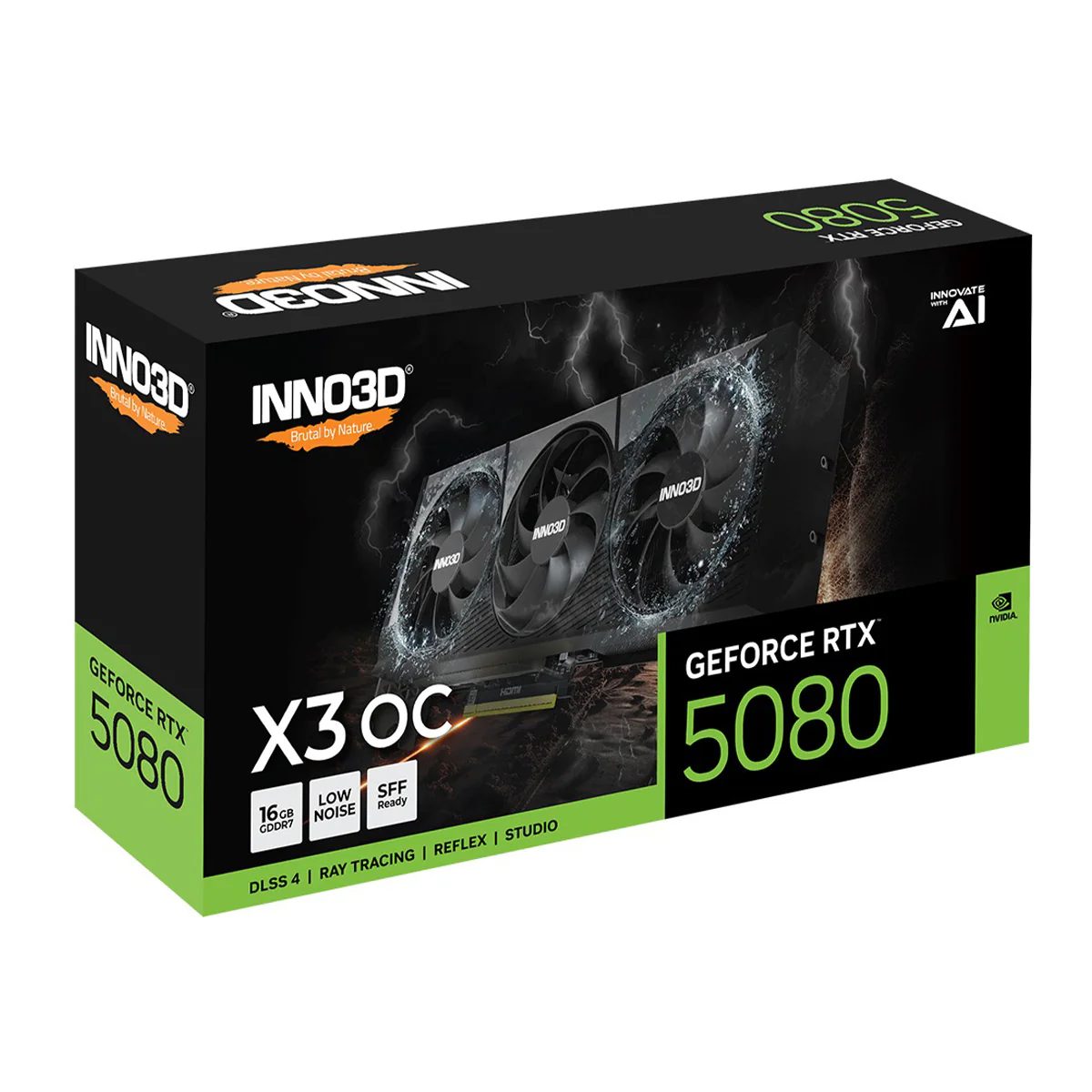 INNO3D GeForce RTX 5080 X3 OC 16GB GDDR7 Graphics Card (N50803-16D7X-17603930) - Image 9