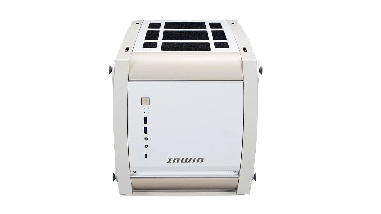 Inwin Explorer Mini-ITX Tower Pc Case (Bone White) - Image 2