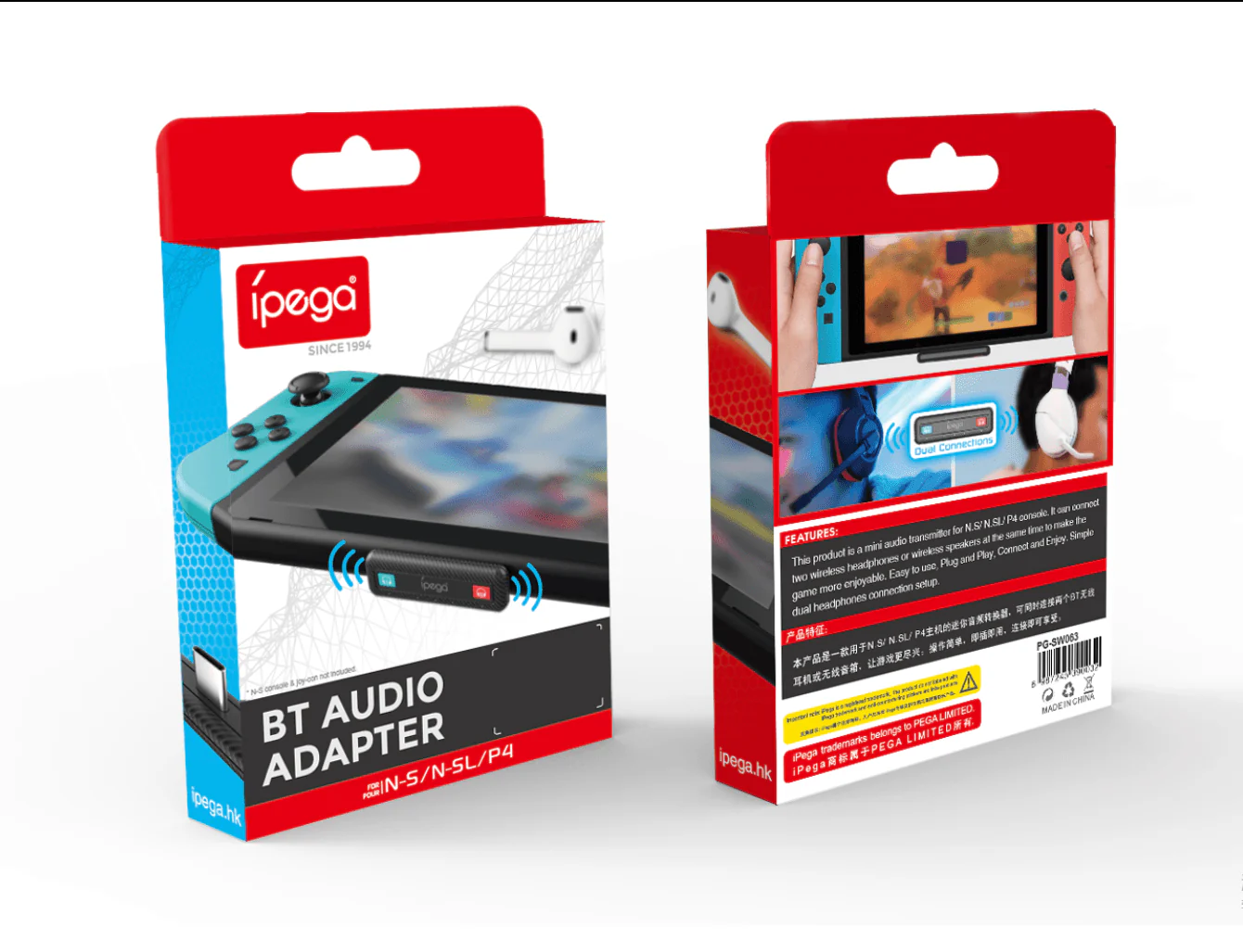 IPEGA BT AUDIO ADAPTER FOR N-SWITCH/N-SWITCH LITE/P4 (PG-SW063) - Image 6