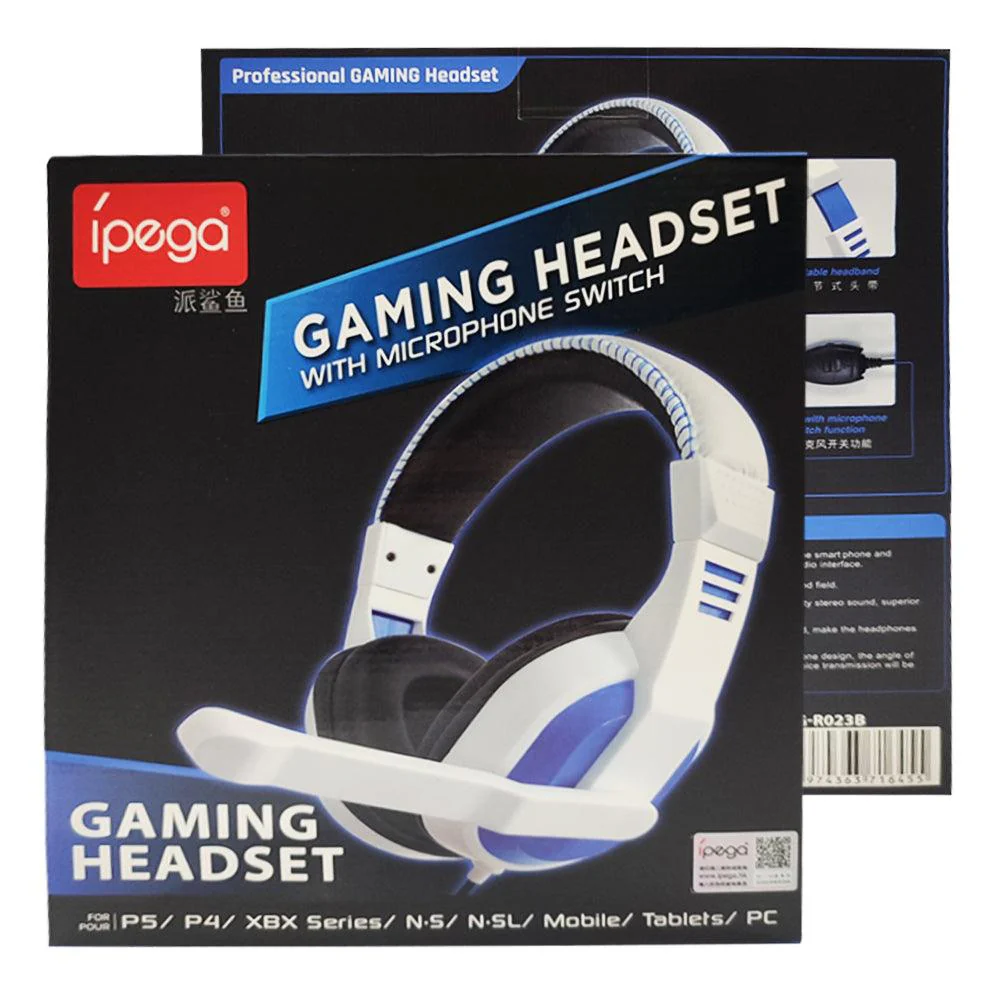 IPEGA GAMING HEADSET FOR P5/P4/XBX SERIES/N-S/N-SL/MOBILE/TABLETS/PC (PG-R023B) - Image 7