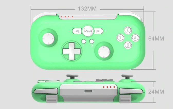 IPEGA WIRELESS MINI CONTROLLER FOR N-SWITCH/ANDROID DEVICES/WINDOWS PC/P3 GREEN (PG-SW021D) - Image 3