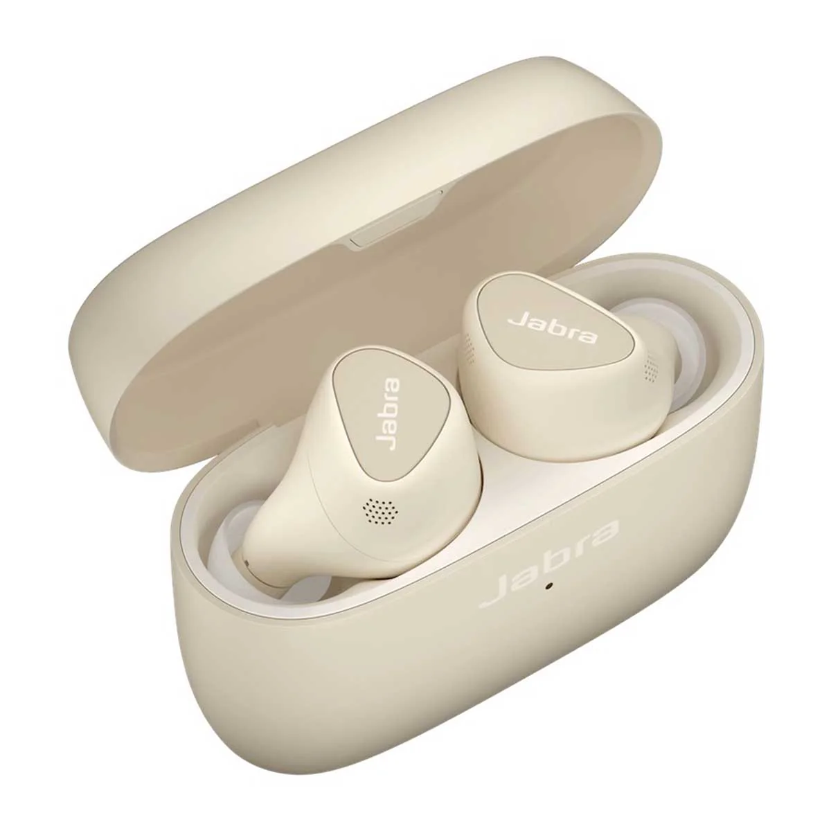 Jabra Elite 5 True Wireless Earbuds With Hybrid Active Noise Cancellation (Gold Beige) - Image 3