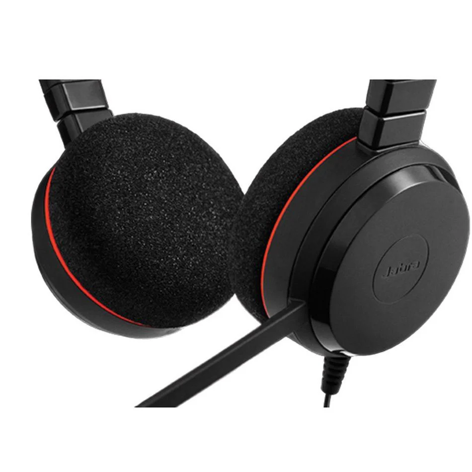 Jabra Evolve 20 Stereo UC Wired Professional Headset (Black) - Image 4