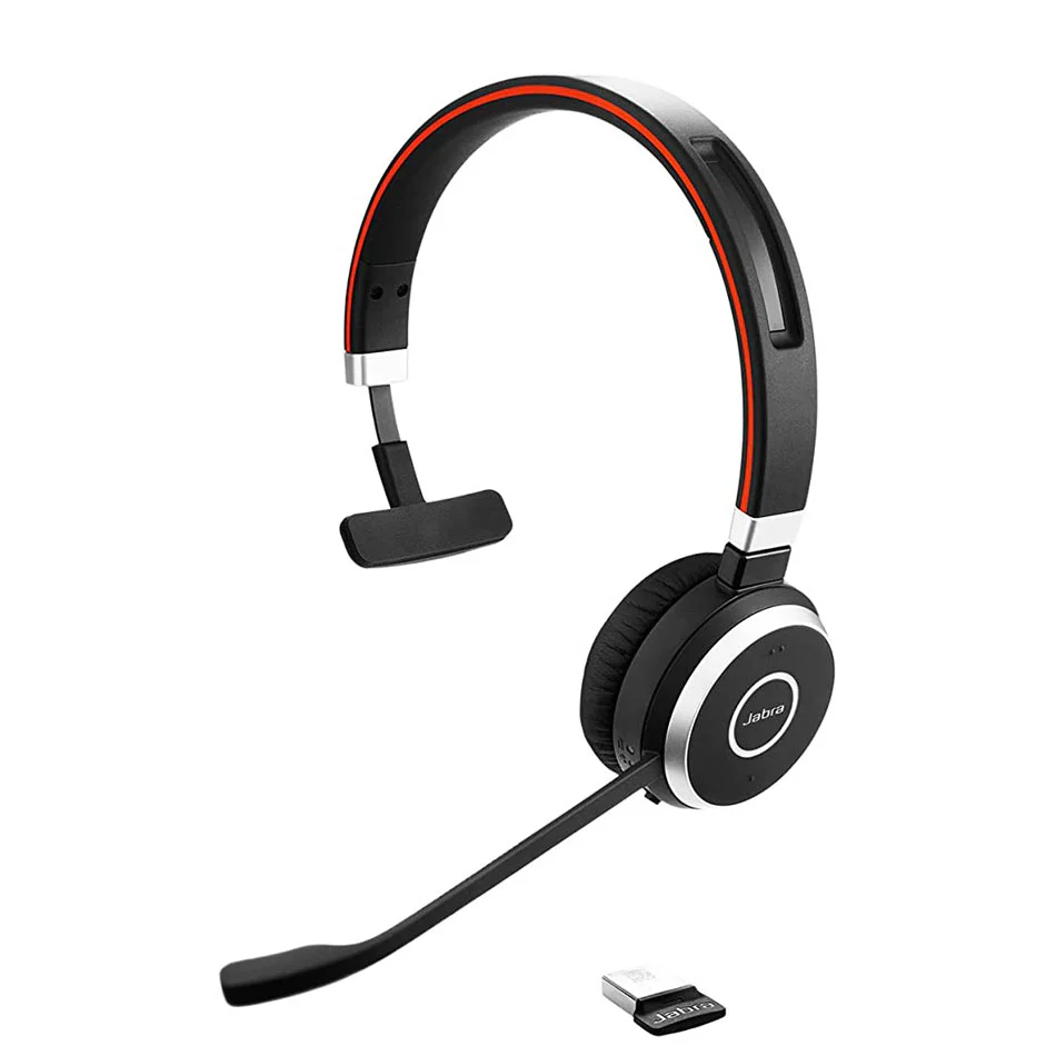 Jabra Evolve 65 SE Link380a MS Mono Stereo Wireless Headset (Black)