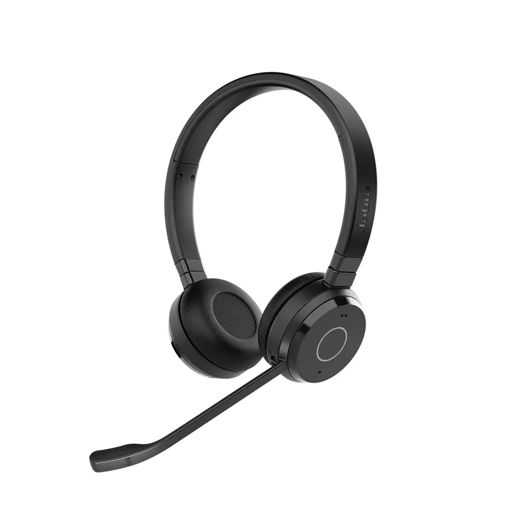 Jabra Evolve 65 TE USB-A UC Stereo Bluetooth Wireless Headset with Charging Stand - Image 3