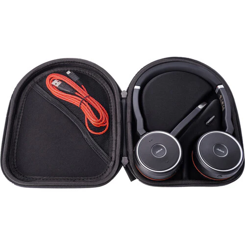 Jabra Evolve 75 SE Link 380A MS Stereo Noise-Canceling Wireless Headset (Black) - Image 3