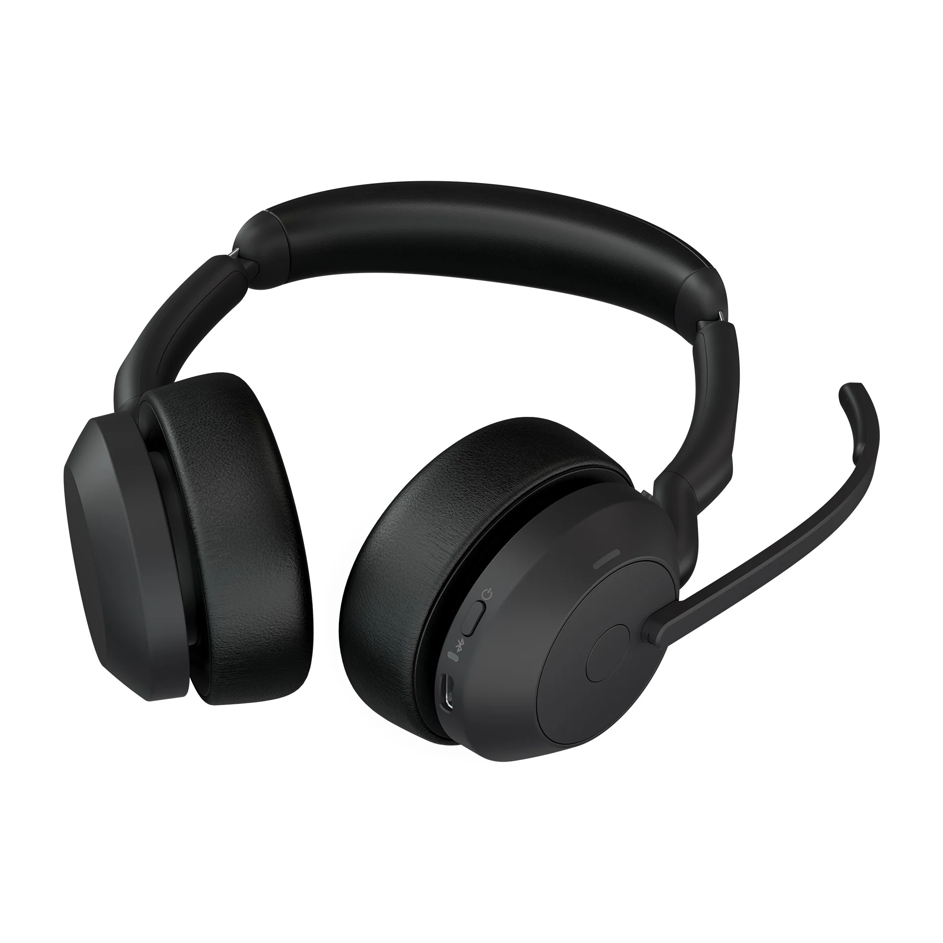 Jabra Evolve2 55 Bluetooth On-Ear Active Noise Cancelling Headset - Microsoft Teams Certified - Image 3