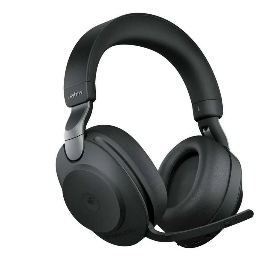 Jabra Evolve2 85 LINK380A MS Stereo Noise-Canceling Wireless Headset (Black) (Without Charging Stand, With Charging Stand) - Image 6