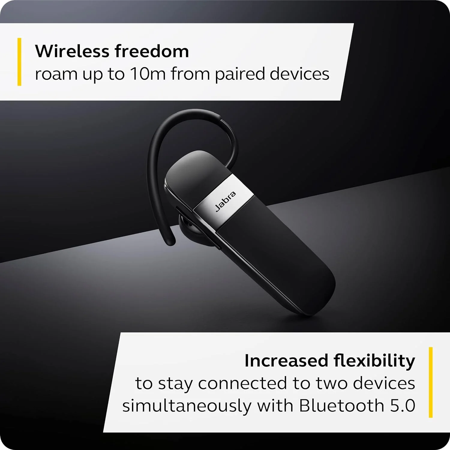 Jabra Talk 15 SE Mono Bluetooth Ear Hook Headset With Built-In Microphone (Black) - Image 4