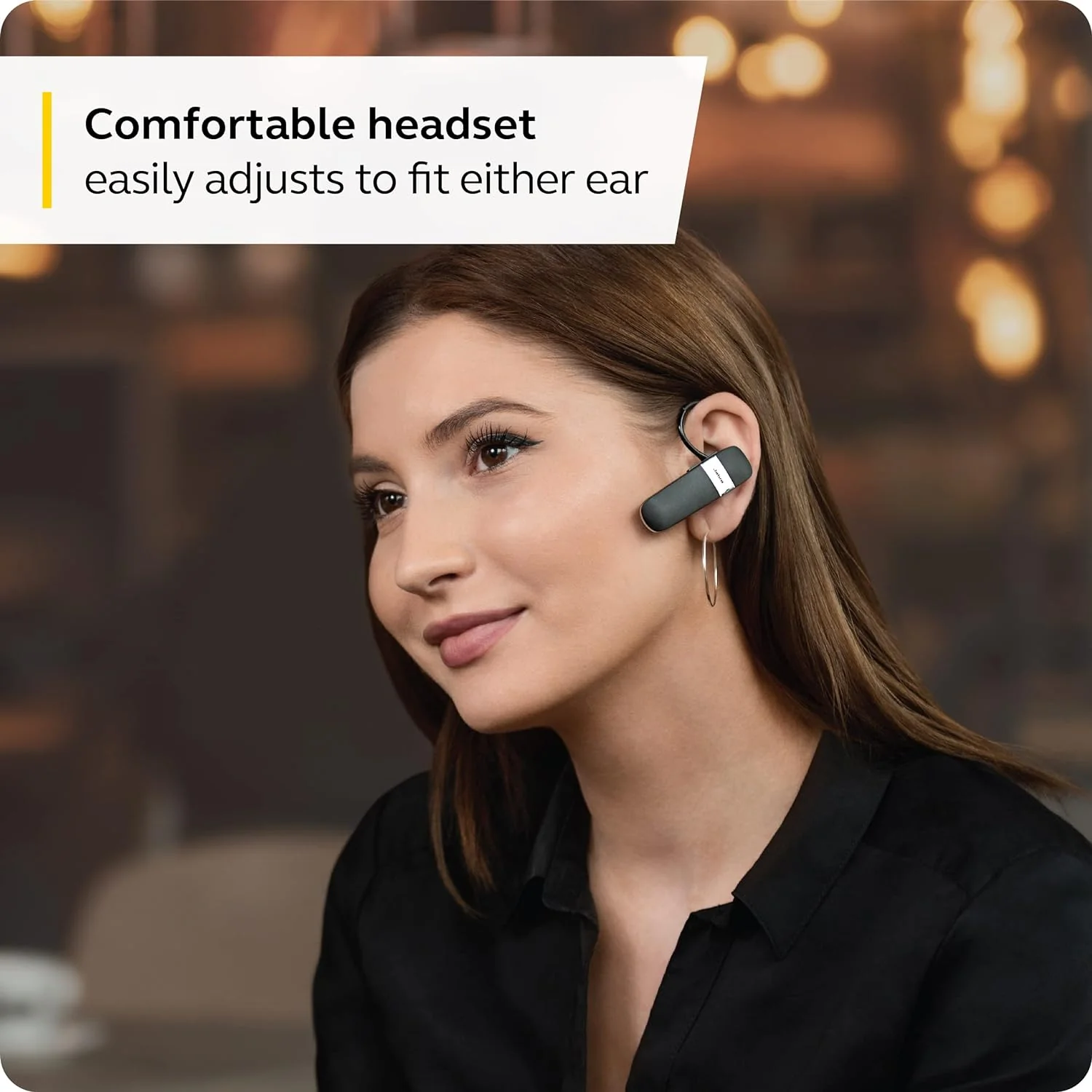 Jabra Talk 15 SE Mono Bluetooth Ear Hook Headset With Built-In Microphone (Black) - Image 5
