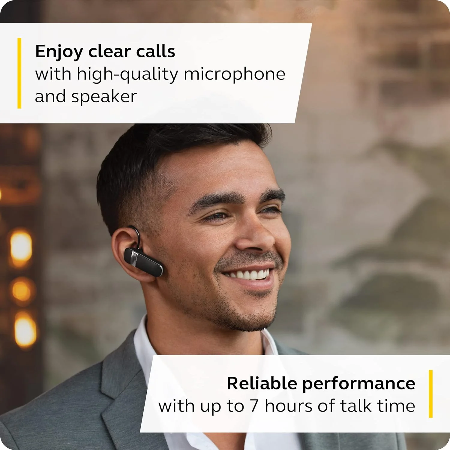 Jabra Talk 15 SE Mono Bluetooth Ear Hook Headset With Built-In Microphone (Black) - Image 6