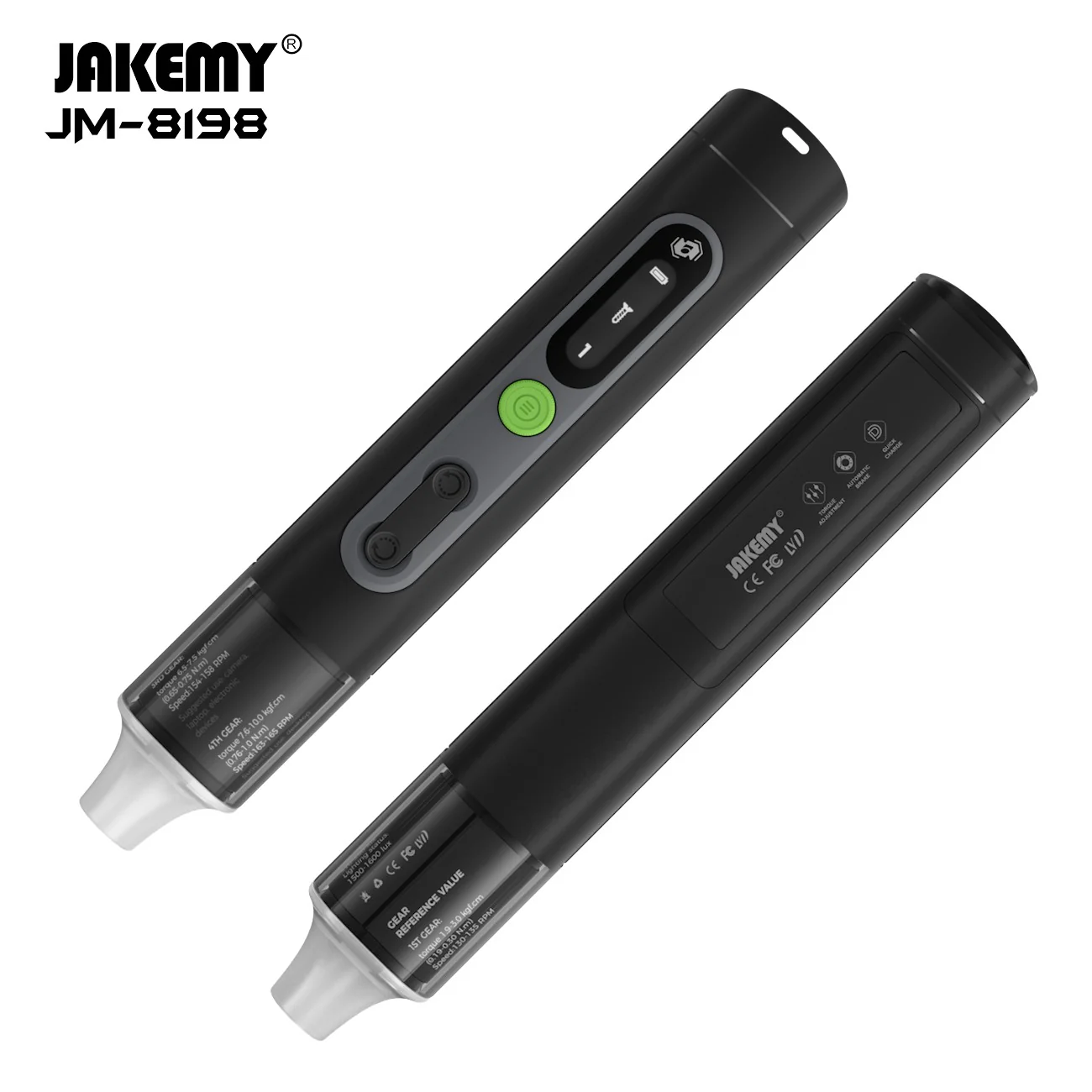 Jakemy 135-in-1 Modular Electric Toolbox with Electric Screwdriver Handle / 2-in-1 Connector / 117 Precision Bits (JM-8198) - Image 5