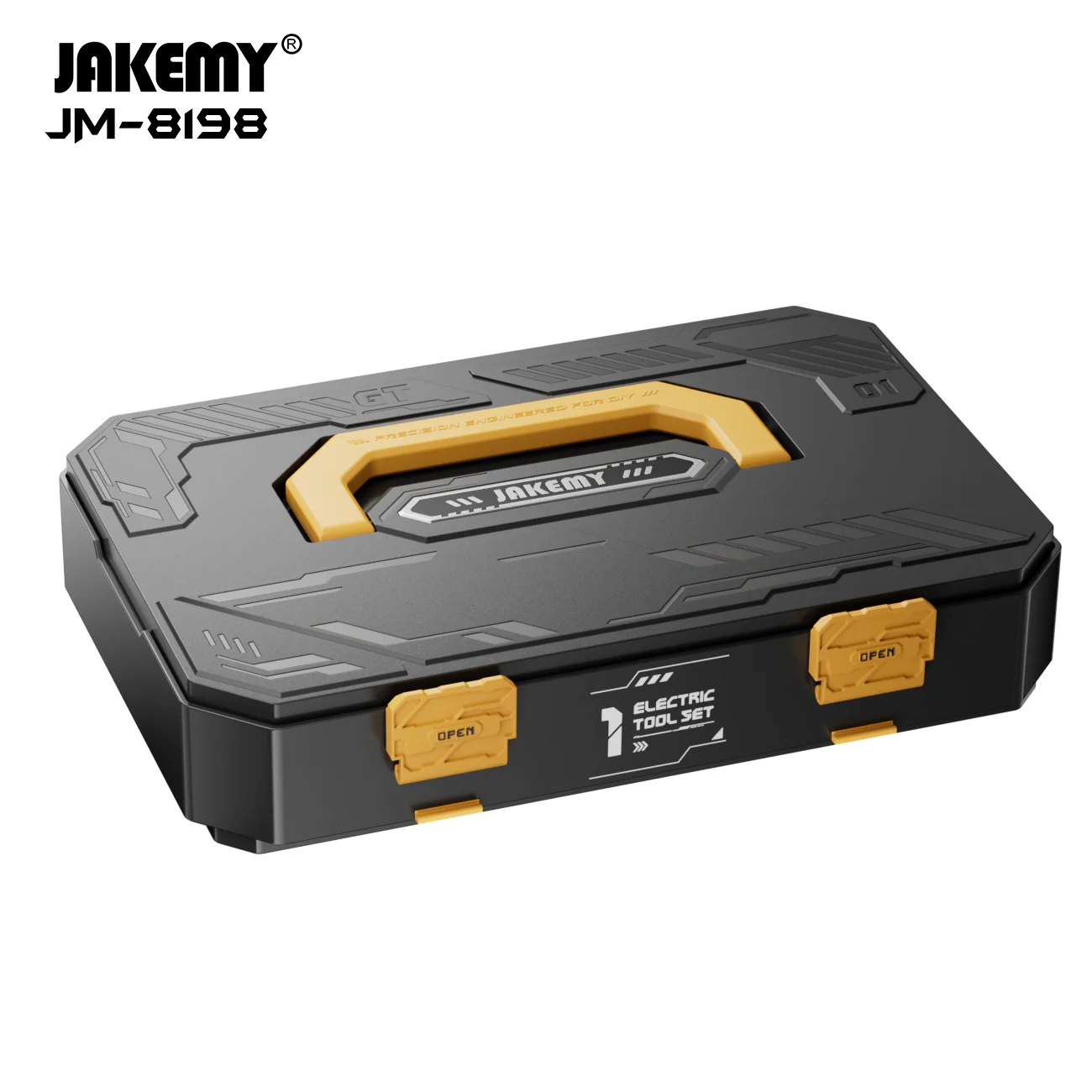 Jakemy 135-in-1 Modular Electric Toolbox with Electric Screwdriver Handle / 2-in-1 Connector / 117 Precision Bits (JM-8198) - Image 6