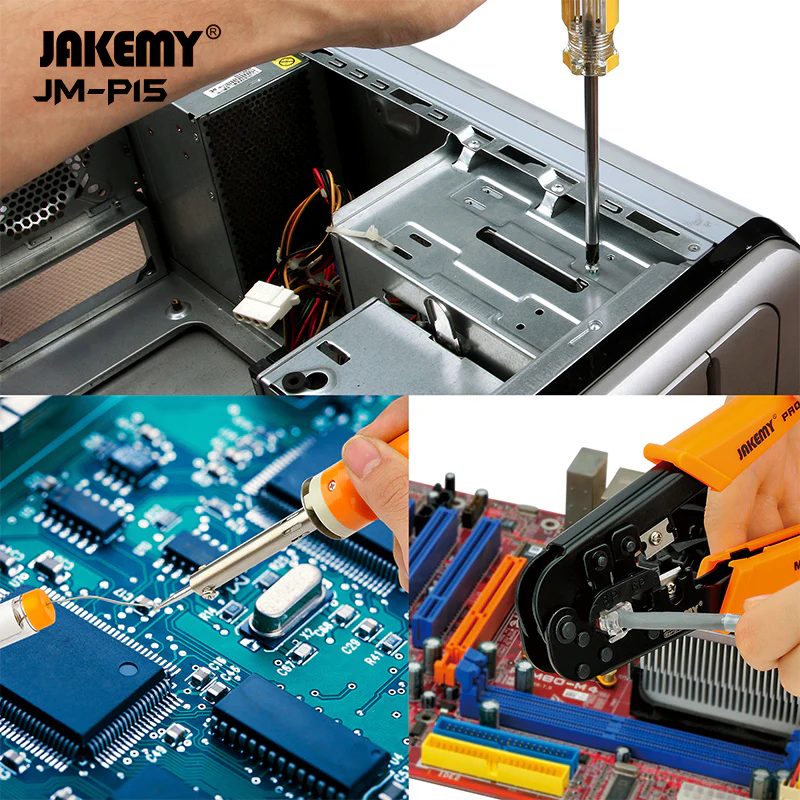 Jakemy 17-in-1 DIY Network Repair Toolkit Set (JM-P15) - Image 3