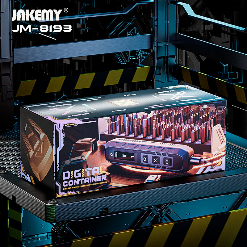 Jakemy 180-in-1 Digital Container Electric Screwdriver Set (JM-8193) - Image 2