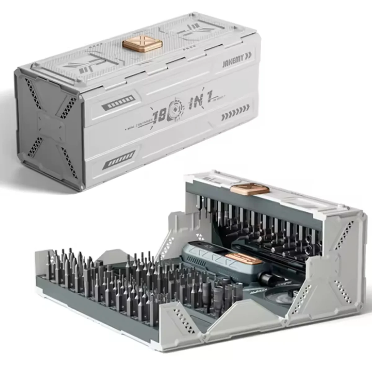 Jakemy 180-in-1 Mini Container Precision Screwdriver Set (JM-8192) - Image 2