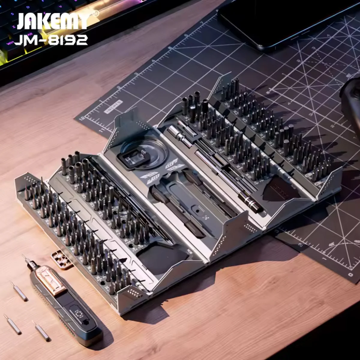 Jakemy 180-in-1 Mini Container Precision Screwdriver Set (JM-8192) - Image 6