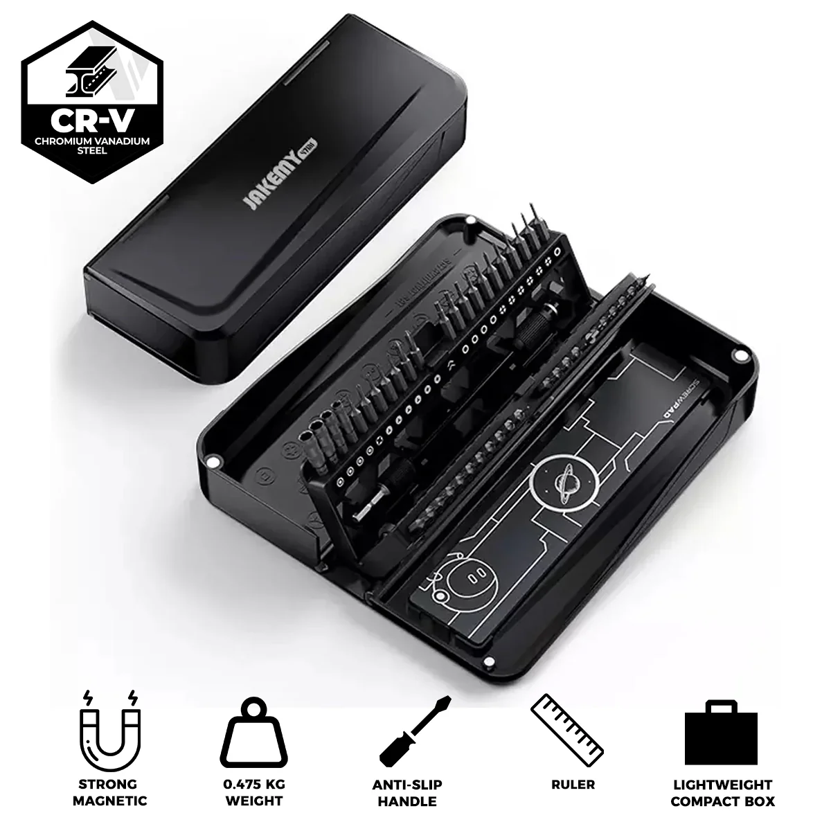 Jakemy 47-in-1 Precision Screwdriver Set (JM-8180A)
