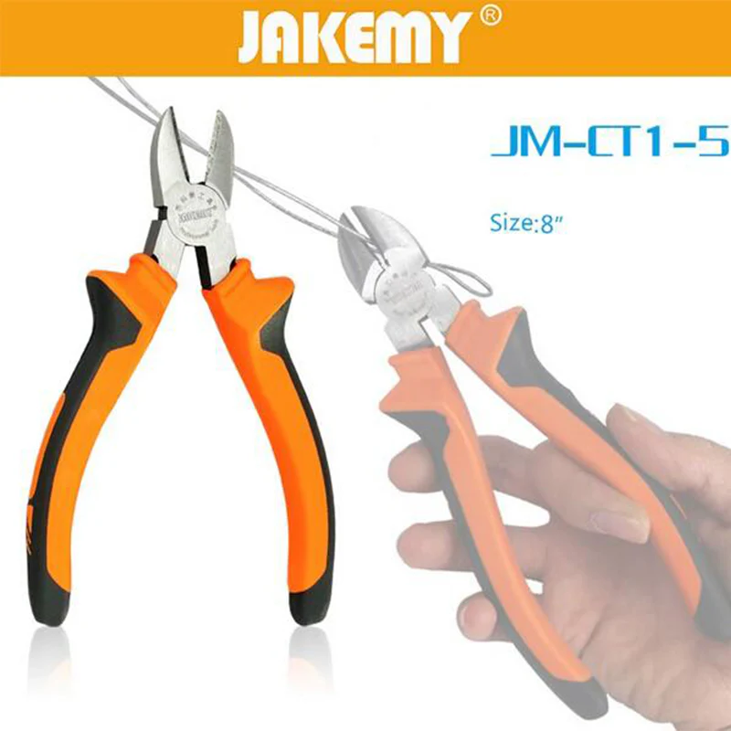 Jakemy 8-inch Diagonal Pliers (JM-CT1-5) - Image 3