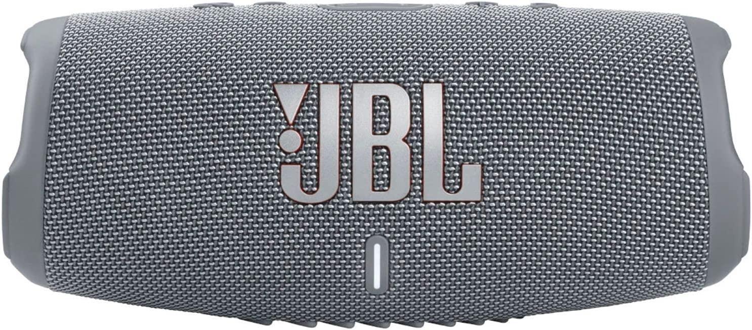 JBL Charge 5 Portable Waterproof Speaker With Powerbank (Grey)