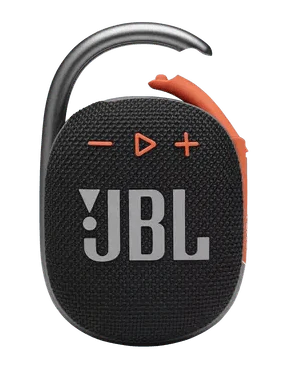 JBL Clip 4 Waterproof Bluetooth Wireless Speaker (Black Orange)