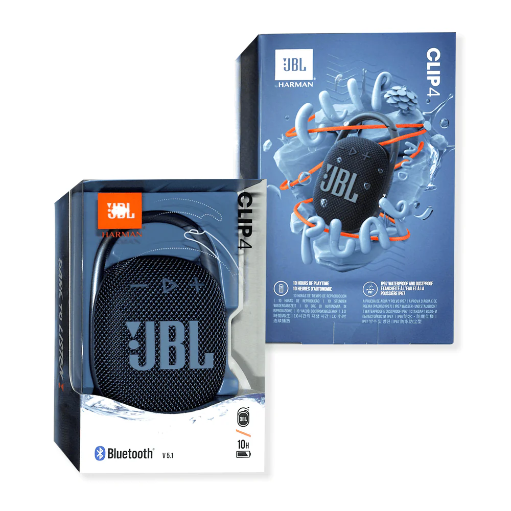 JBL Clip 4 Waterproof Bluetooth Wireless Speaker (Blue) - Image 8