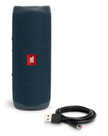 JBL FLIP 5 PORTABLE WATERPROOF SPEAKER (BLUE) - Image 4