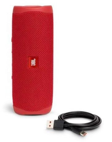 JBL FLIP 5 PORTABLE WATERPROOF SPEAKER (RED) - Image 4