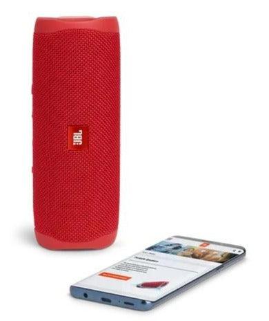 JBL FLIP 5 PORTABLE WATERPROOF SPEAKER (RED) - Image 5