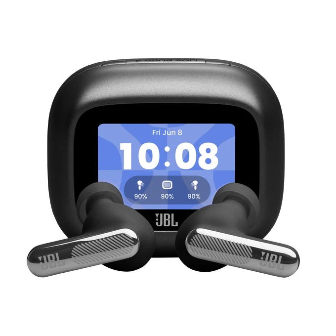 JBL Live Beam 4 True Wireless Noise Cancelling Earbuds with Smart Charging Case (Black, Blue, Champagne, Green, Orange, Purple, Silver) - Image 2