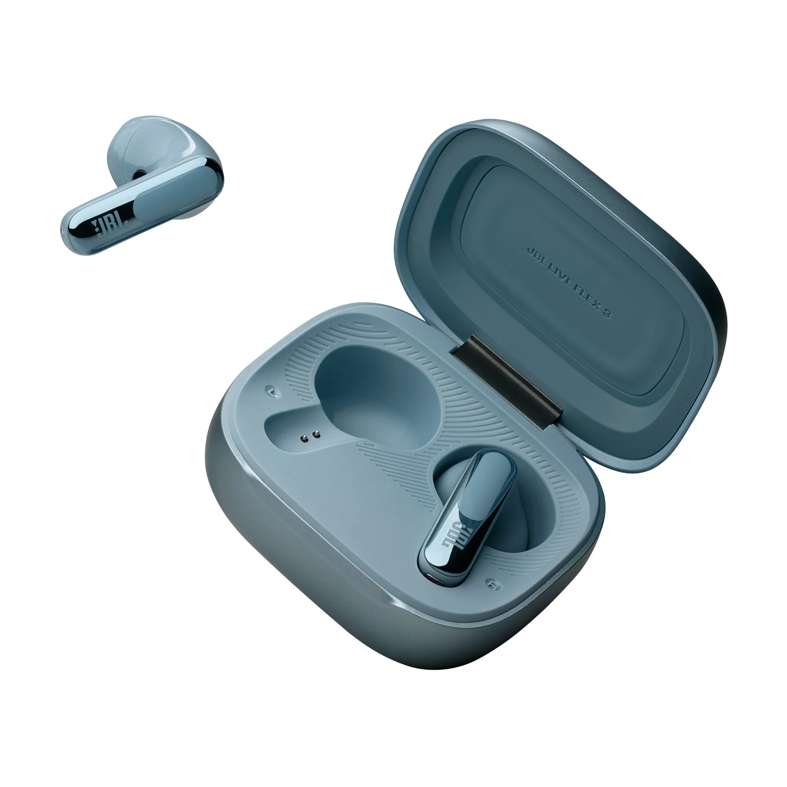 JBL Live Flex 3 True Wireless Noise-Cancelling Earbuds with Open-Stick Design & Smart Charging Case (Black, Silver, Blue, Purple) - Image 40
