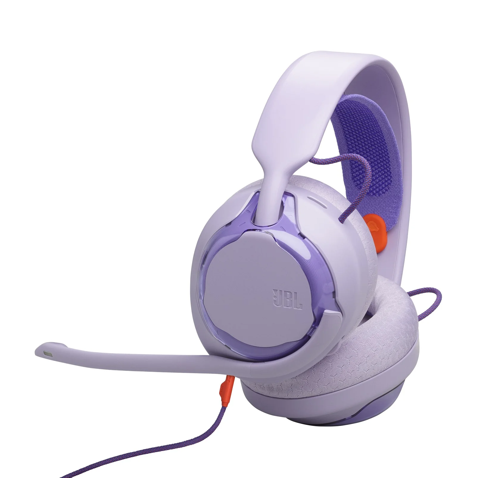 JBL Quantum 250 Wired Multiplatform Gaming Headset (Purple, White, Teal) - Image 2