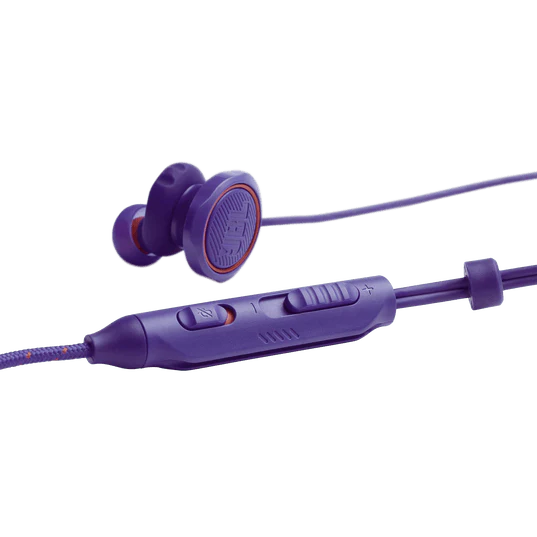 JBL Quantum 50 Wired In-Ear Gaming Headset W/ Volume Slider & Mic Mute (Purple) - Image 7