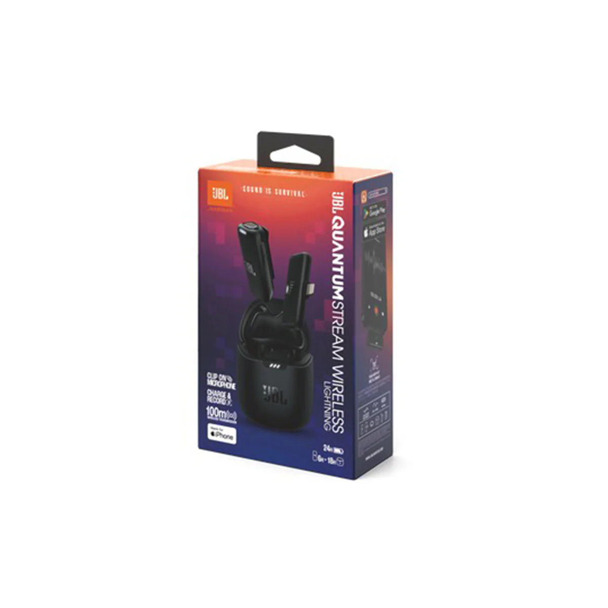 JBL Quantum Stream Wireless Lightning Clip-On Microphone - Image 19