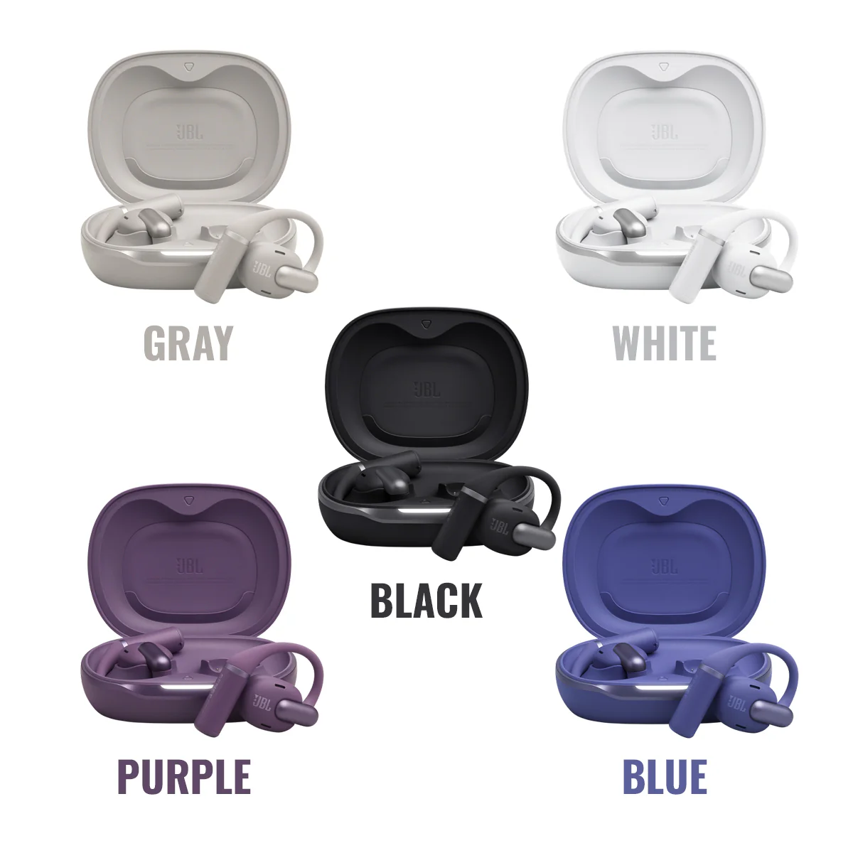 JBL Sense Pro True Wireless Open-Ear Headphones (Black, Blue, Grey, Purple, White) - Image 47