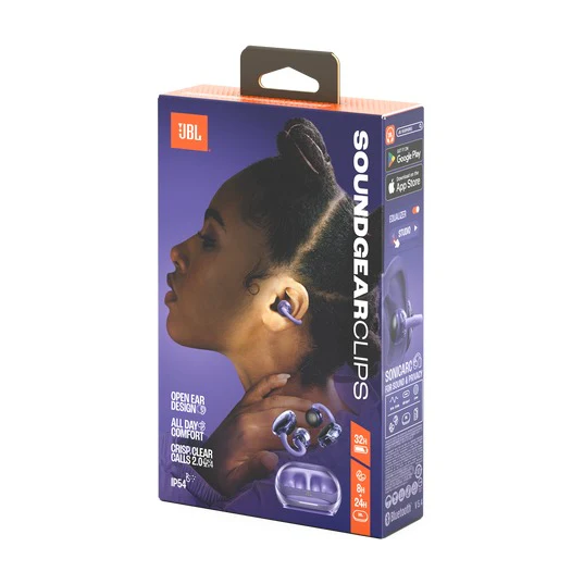 JBL Soundgear Clips True Wireless Open-Ear Headphones (Black, Blue, Copper, White, Purple) - Image 27