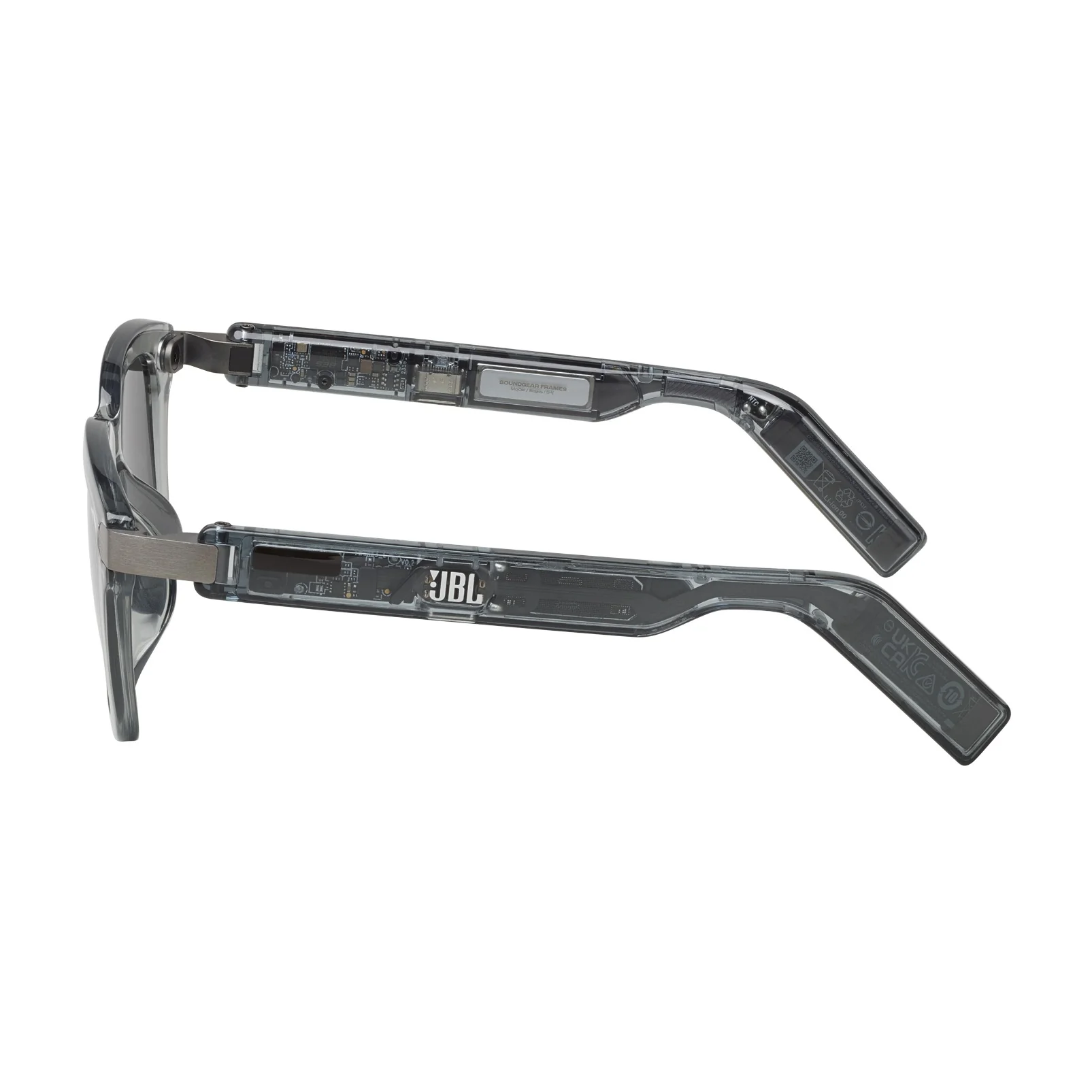 JBL Soundgear Frames Audio Glasses - Square (Onyx, Amber, Pearl) - Image 6