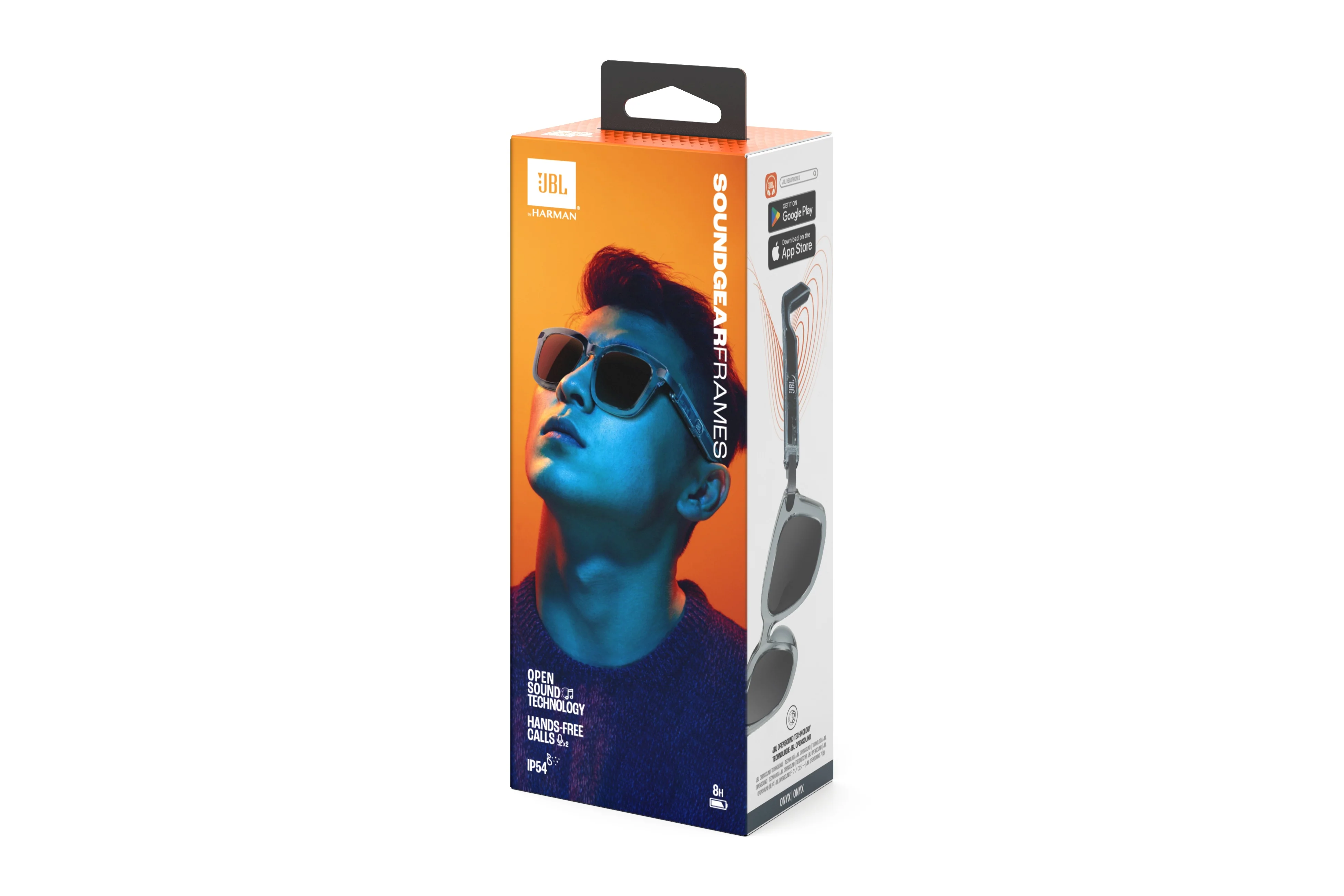 JBL Soundgear Frames Audio Glasses - Square (Onyx, Amber, Pearl) - Image 9