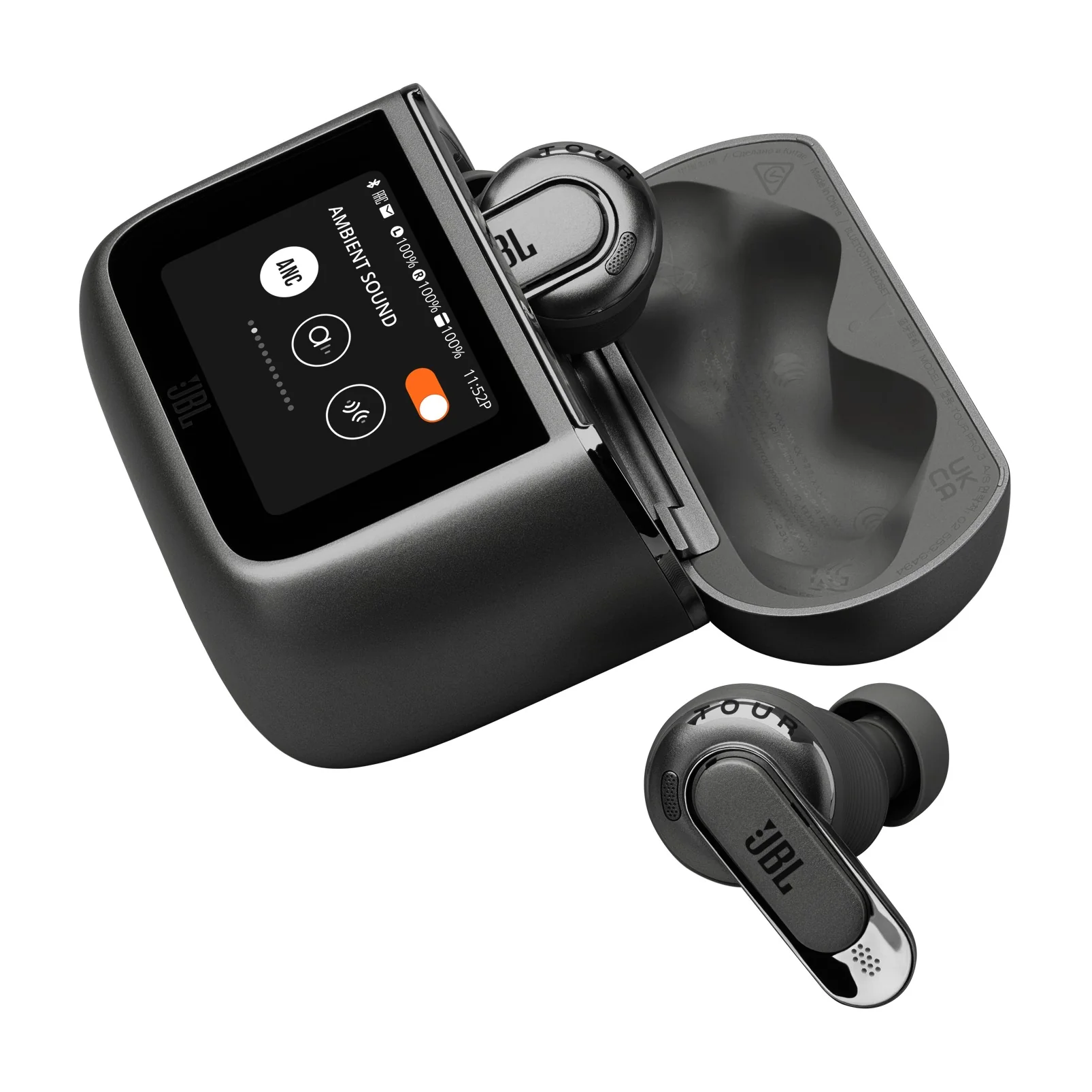 JBL Tour Pro 3 True Wireless Noise Cancelling Earbuds (Black) - Image 7