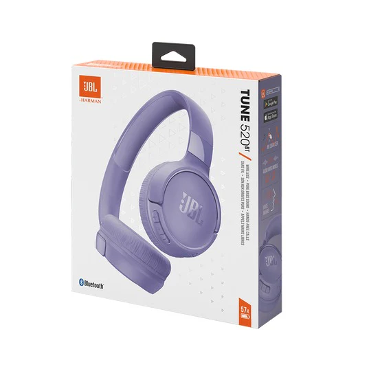 JBL Tune 520BT Wireless On-Ear Headphones (Purple) - Image 11