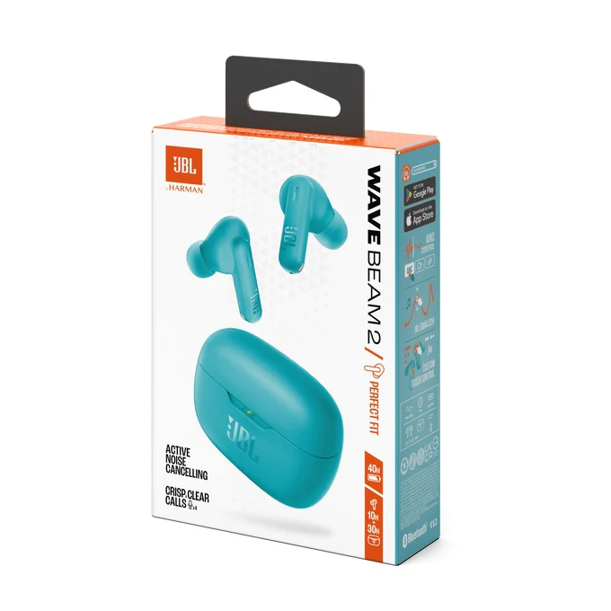 JBL Wave Beam 2 True Wireless Noise Cancelling Earbuds (Black, Blue, Pink, White) - Image 23