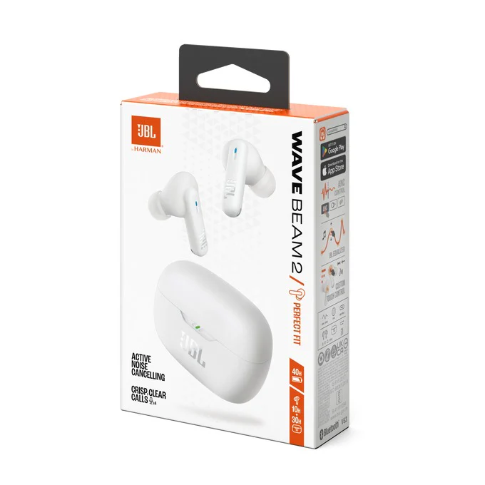 JBL Wave Beam 2 True Wireless Noise Cancelling Earbuds (Black, Blue, Pink, White) - Image 45