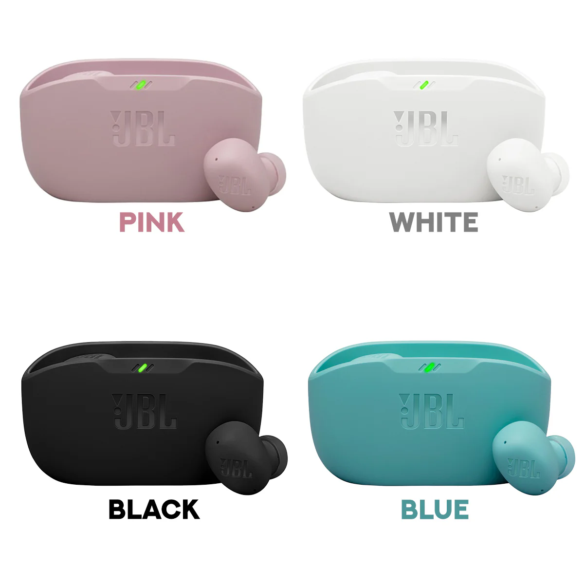 JBL Wave Buds 2 True Wireless Noise Cancelling Earbuds (Pink, Black, White, Blue) - Image 2