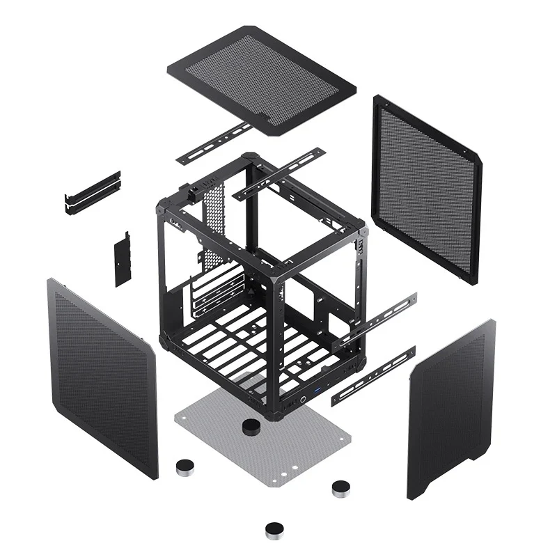 Jonsbo C6 Handle M-ATX Separated Cabinet Case (Black) - Image 11