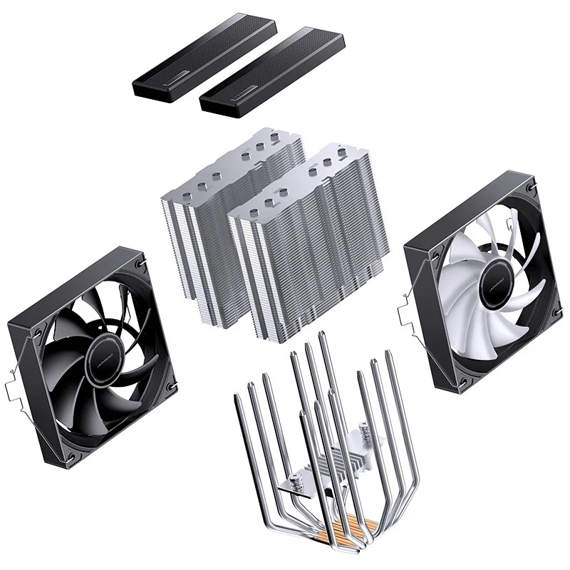Jonsbo CB80 ARGB Dual-Tower CPU Cooler (Black, White) - Image 14