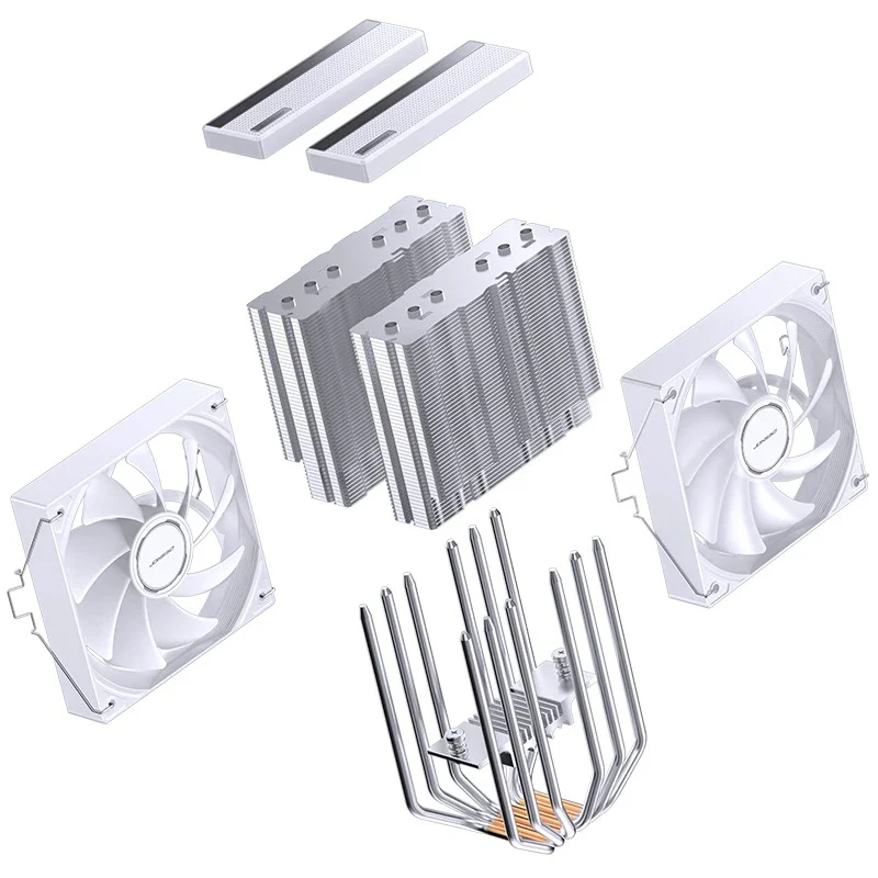 Jonsbo CB80 ARGB Dual-Tower CPU Cooler (Black, White) - Image 34