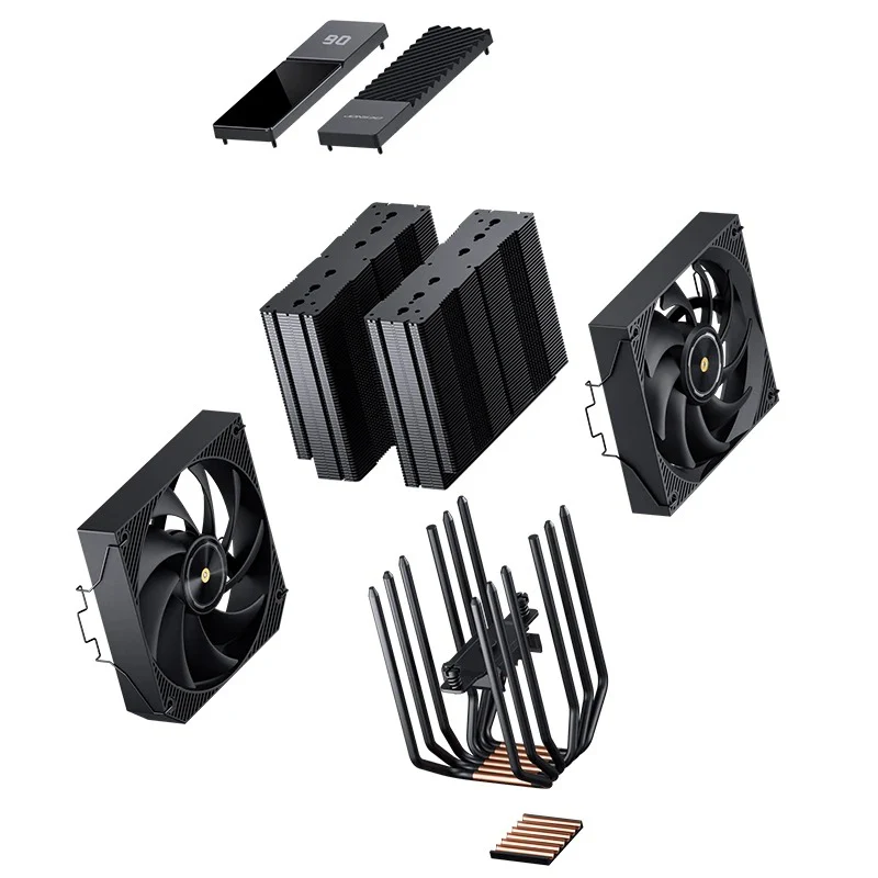 Jonsbo CC90 Digital Dual-Tower CPU Cooler (Black, White) - Image 22