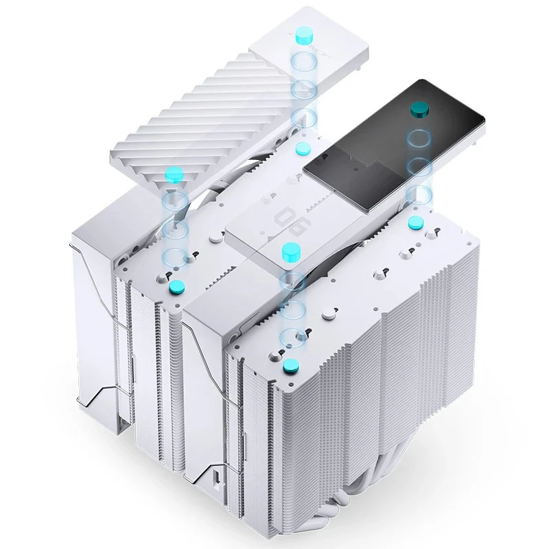 Jonsbo CC90 Digital Dual-Tower CPU Cooler (Black, White) - Image 39